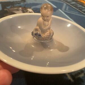 Vintage Royal Copenhagen Dutch porcelain mermaid dish